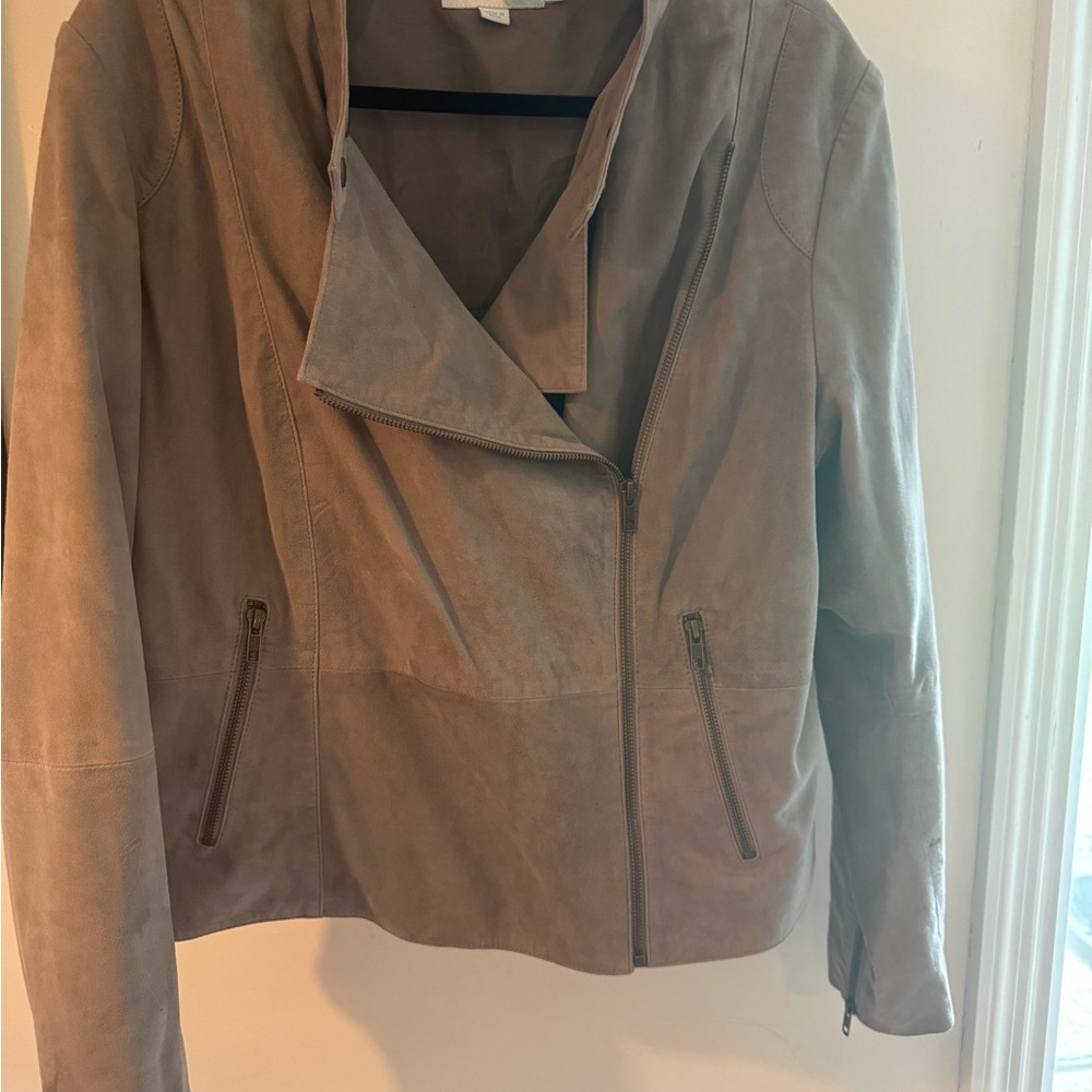 Boden Greige Suede Jacket